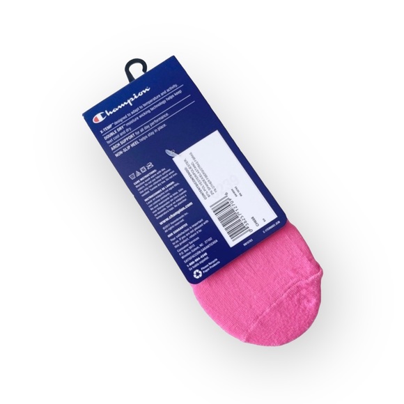 new Champion 𖠌 3 Pack Performance Invisible Liner Socks 𖠌 Pink White Space Dye - Picture 6 of 13